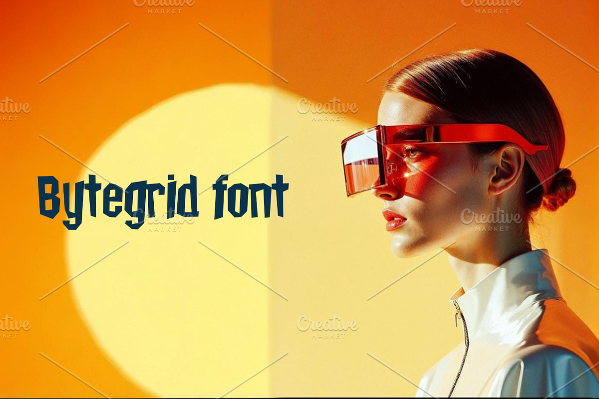 Bytegrid font-Regular-076-25, a Font by canve (Photo 1 of 2)