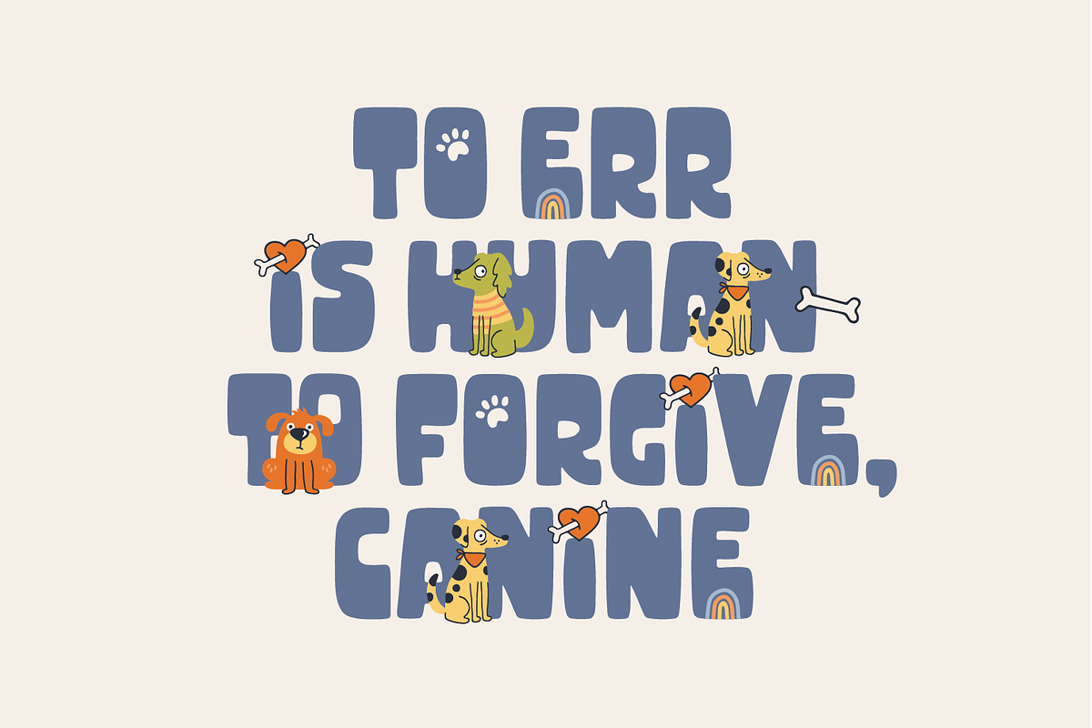 Fur Real Font & Doodles, a Handwritten Font by Denise Chandler (Photo 4 of 7)