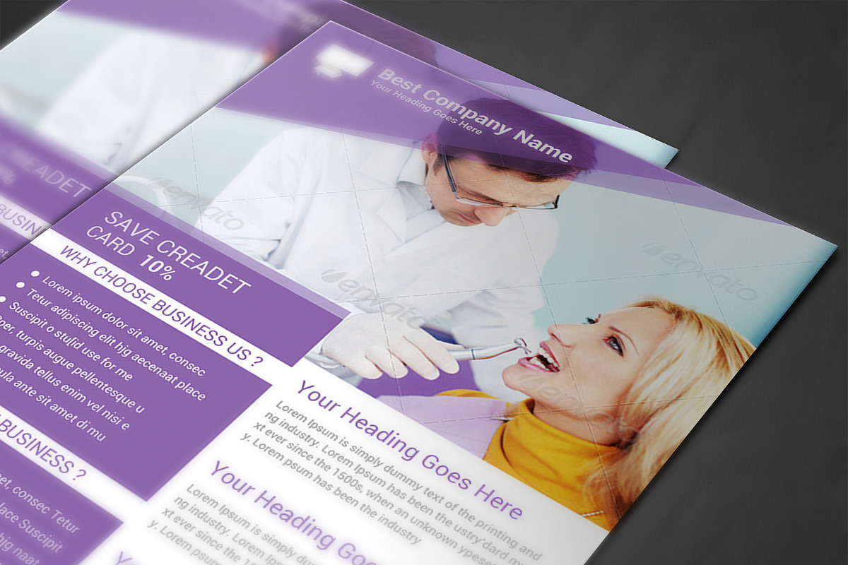 Health & Medical Doctors Flyer Templ, a Flyer Template by AfzaalGraphics (Photo 4 of 4)