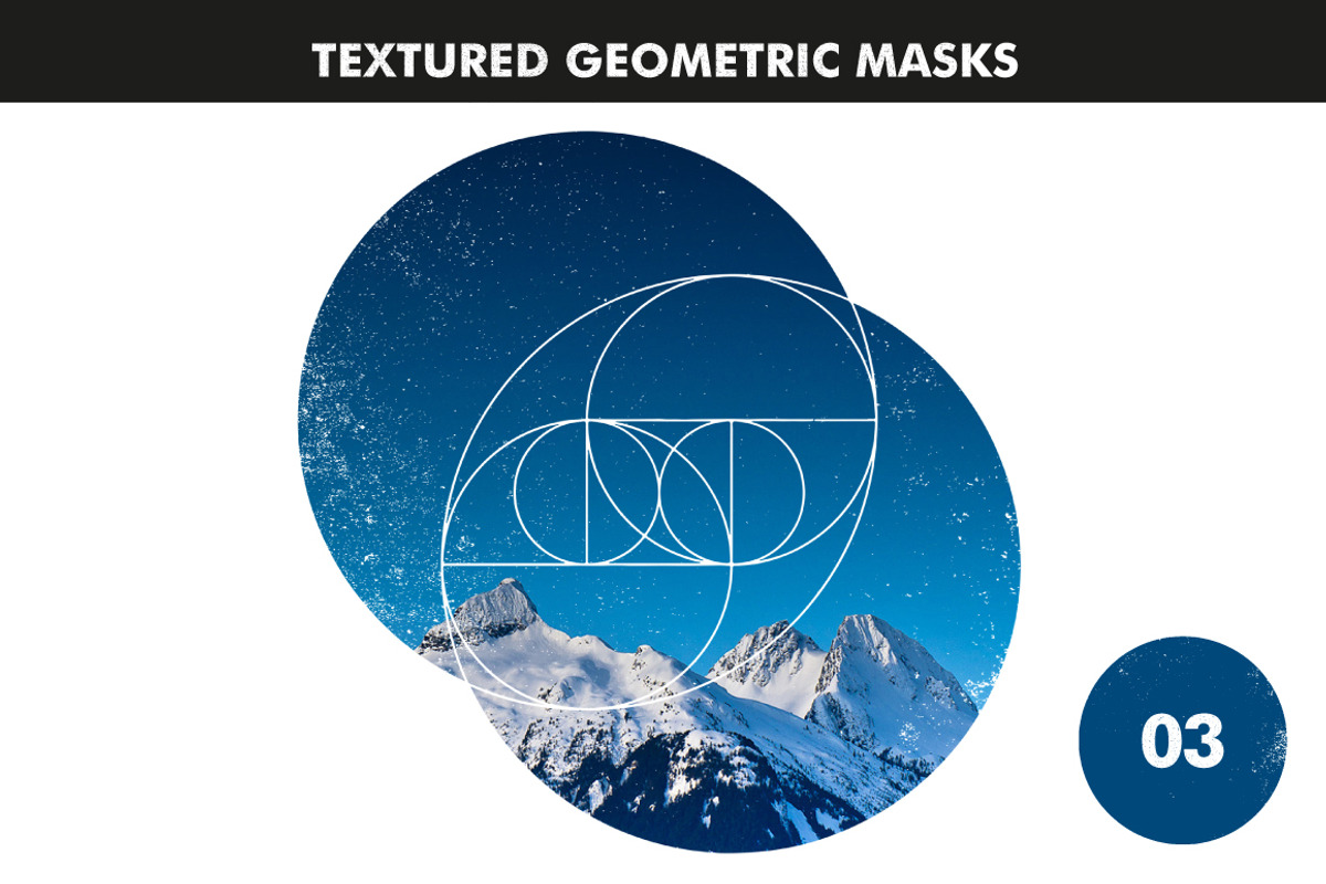 Textured Geometric Masks 03, a Texture Graphic by Offset (Photo 1 of 5)