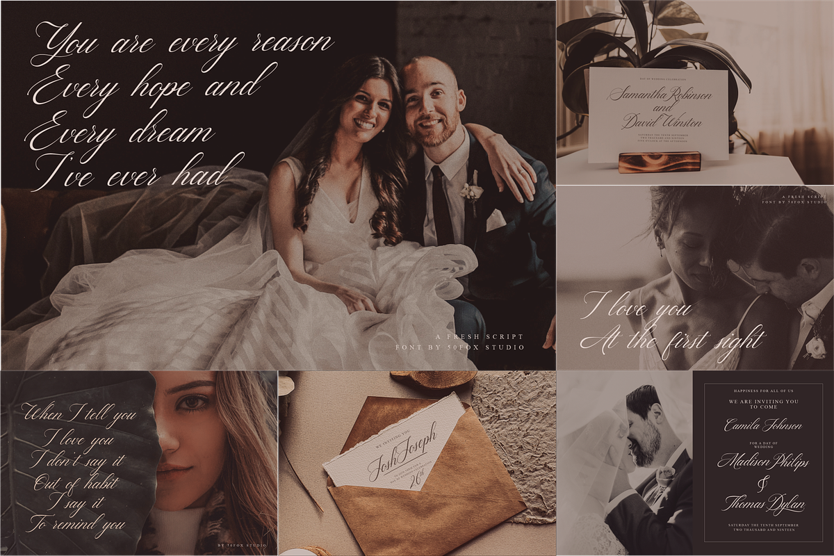 Romantic & Beauty Signature Bundle, a Script Font by 50Fox (Photo 14 of 25)