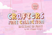 The Crafters Font Collection, a Font by Salt & Pepper Designs (Thumbnail 1 of 34)