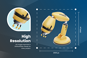 3D Engineering Icons, an Object 3D Model by Flat Icons (Thumbnail 2 of 8)