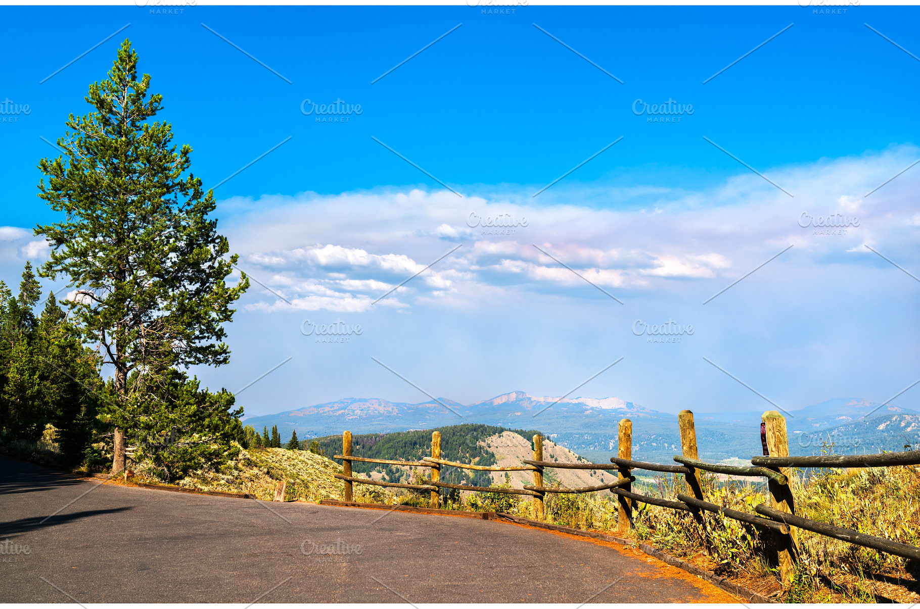 Scenic overlook near Signal Mountain, a Nature Photo by Leonid Andronov