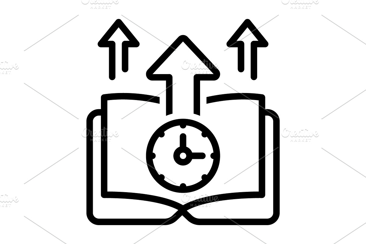 Future improve black icon, an Outline Icon by Creative priyanka