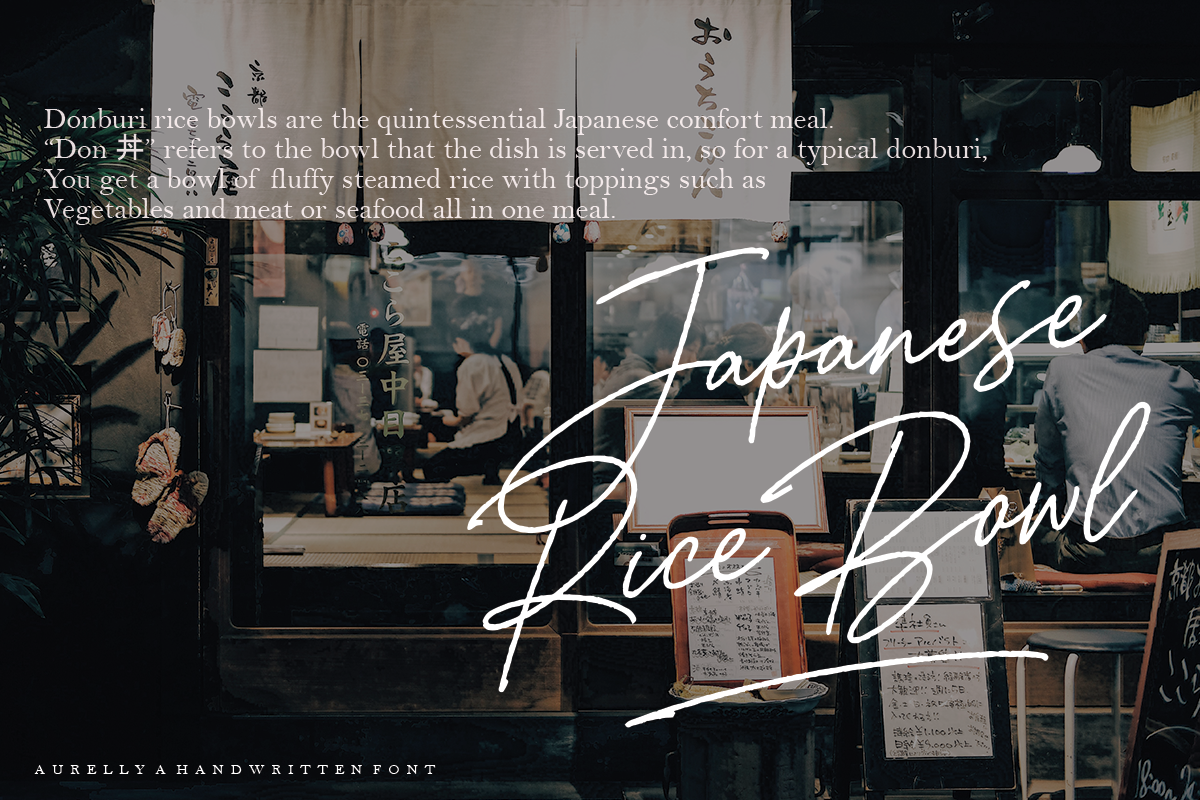 Aurelly Signature, a Script Font by Megi Satyo Widodo (Photo 10 of 16)