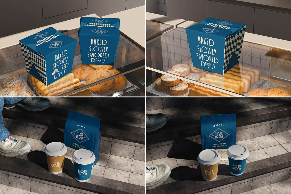 40 Bakery & Coffee Shop Mockups, a Packaging Mockup by Vitora Mockup (Photo 10 of 12)