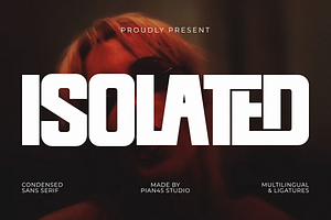 Isolated - Modern Condensed Font