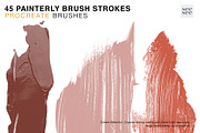 45 Procreate Painterly Brush Stamps, a Brush Add-On by CC CREATIVE CO (Thumbnail 3 of 15)