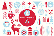 Modern Christmas Graphics & Cards, a Seasonal Illustration by lenlis (Thumbnail 1 of 11)