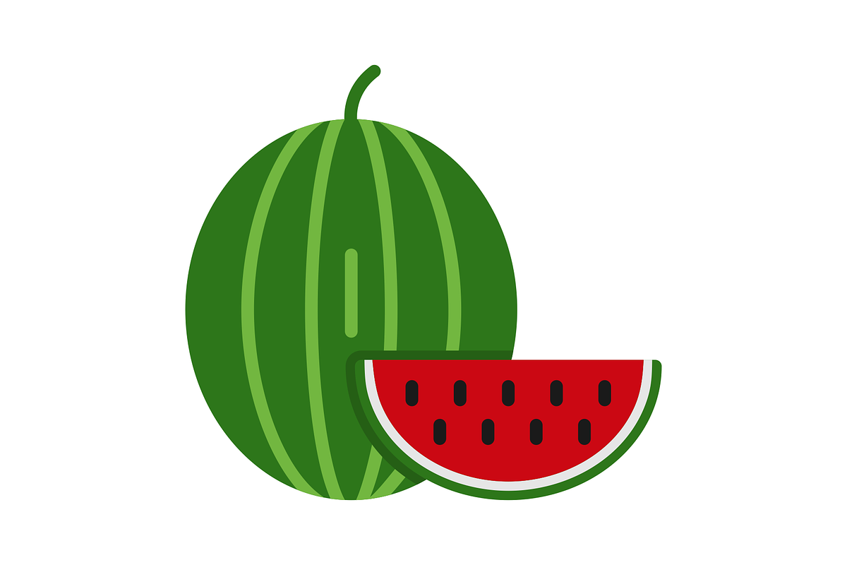 Watermelon Flat Icon, an Icon by Pexelpy (Photo 2 of 2)