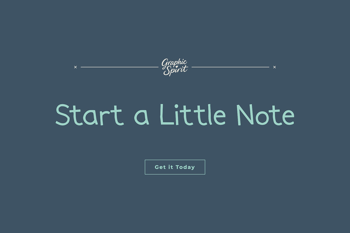 Jotling Font, a Handwritten Font by Graphic Spirit (Photo 8 of 8)