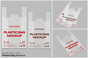 Plastic Bag Mockup, a Packaging Mockup by Unerispace (Thumbnail 1 of 5)