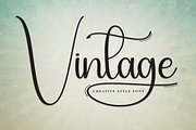 Vintage | Script Font, a Handwritten Font by Scratchones (Thumbnail 1 of 9)