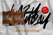 Bad Habits - Rough Brush font, a Script Font by Gassstype (Thumbnail 10 of 10)