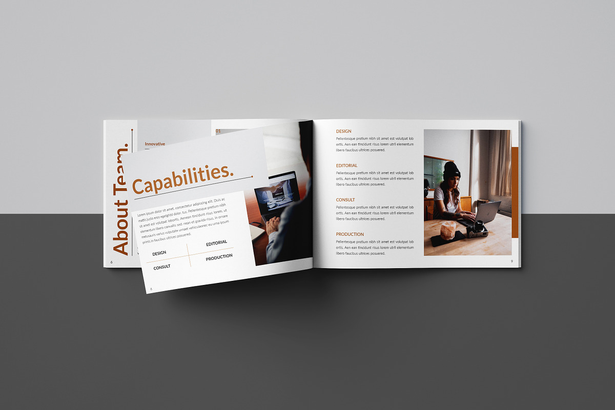 Design Portfolio Template, a Brochure Template by Template Shop (Photo 3 of 9)