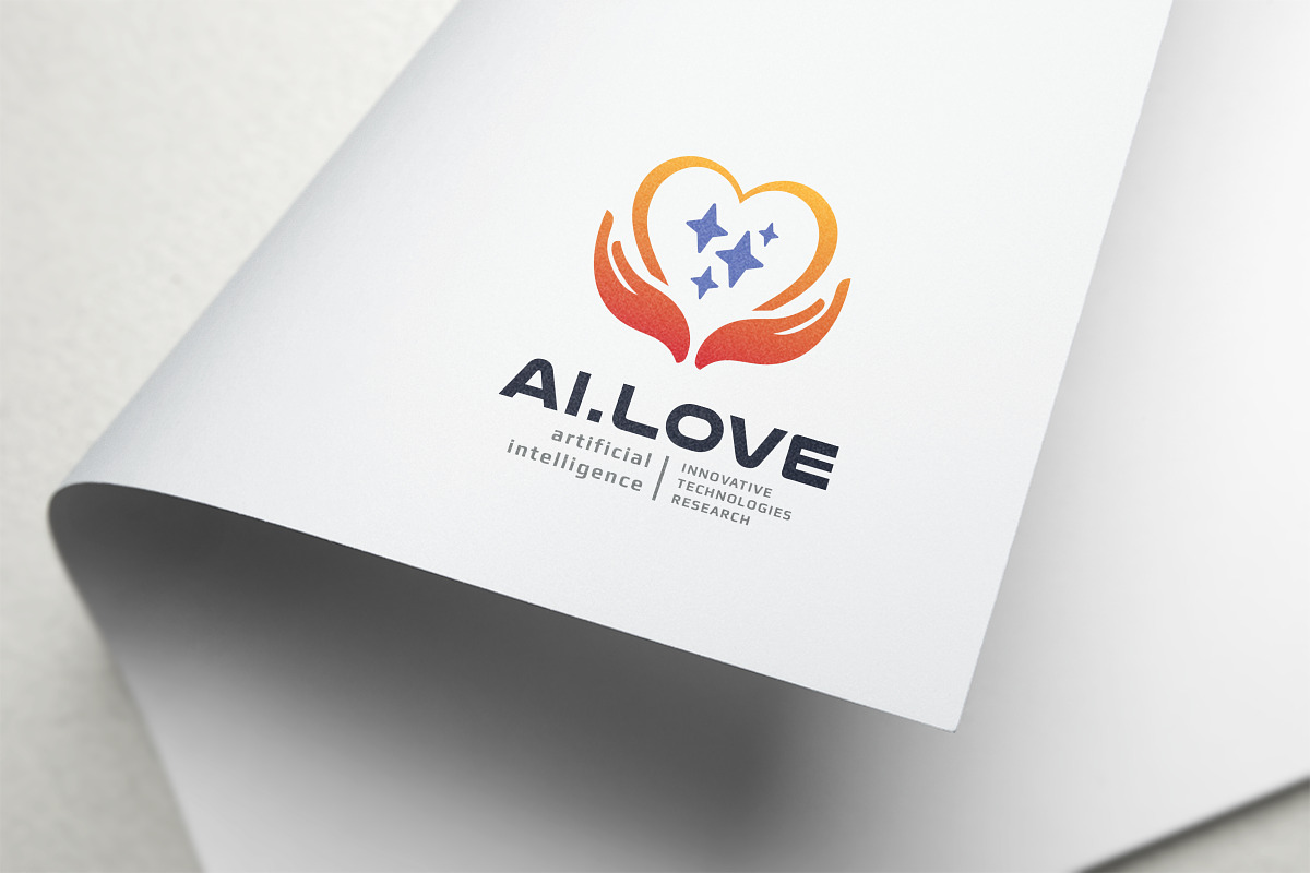 Heart and Hands Care Ai Logo, a Branding & Logo Template by Design_Planet (Photo 4 of 4)