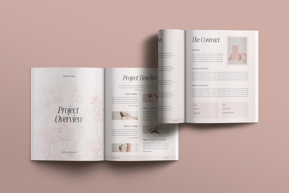 Client Welcome Packet Canva Template, a Magazine Template by Sierra Creative Studio (Photo 3 of 12)