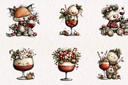 Funny Wine Christmas Cocktail, a Seasonal Illustration by CreationArt (Thumbnail 4 of 7)