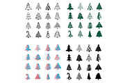 Doodles Christmas Tree Clipart, a Graphic by IRSYART (Thumbnail 2 of 8)