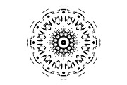 Modern Black and White Mandala Pack, a Decorative Illustration by NJ Himel (Thumbnail 19 of 101)