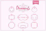 Elegant vintage frame bundle, a Decorative Illustration by VectorBakery (Thumbnail 2 of 4)