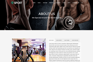 Sport Team & Athlete WordPress Theme