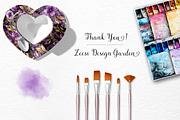 Violet Garden Patterns & Motifs, a Pattern Graphic by Zeesi Design Garden (Thumbnail 11 of 11)