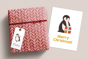 Cute Penguins Set