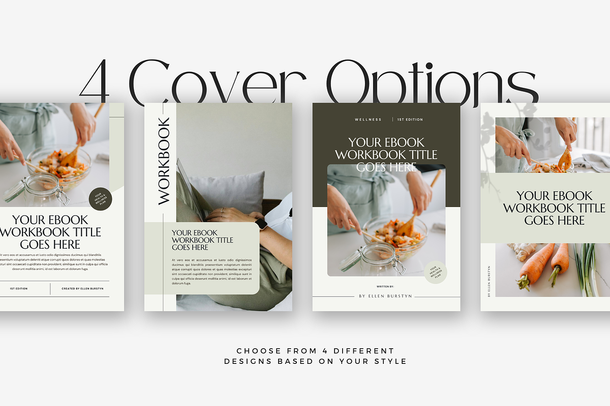Canva Health Ebook WorkBook Ellen, a Magazine Template by Lovely Confetti (Photo 2 of 8)