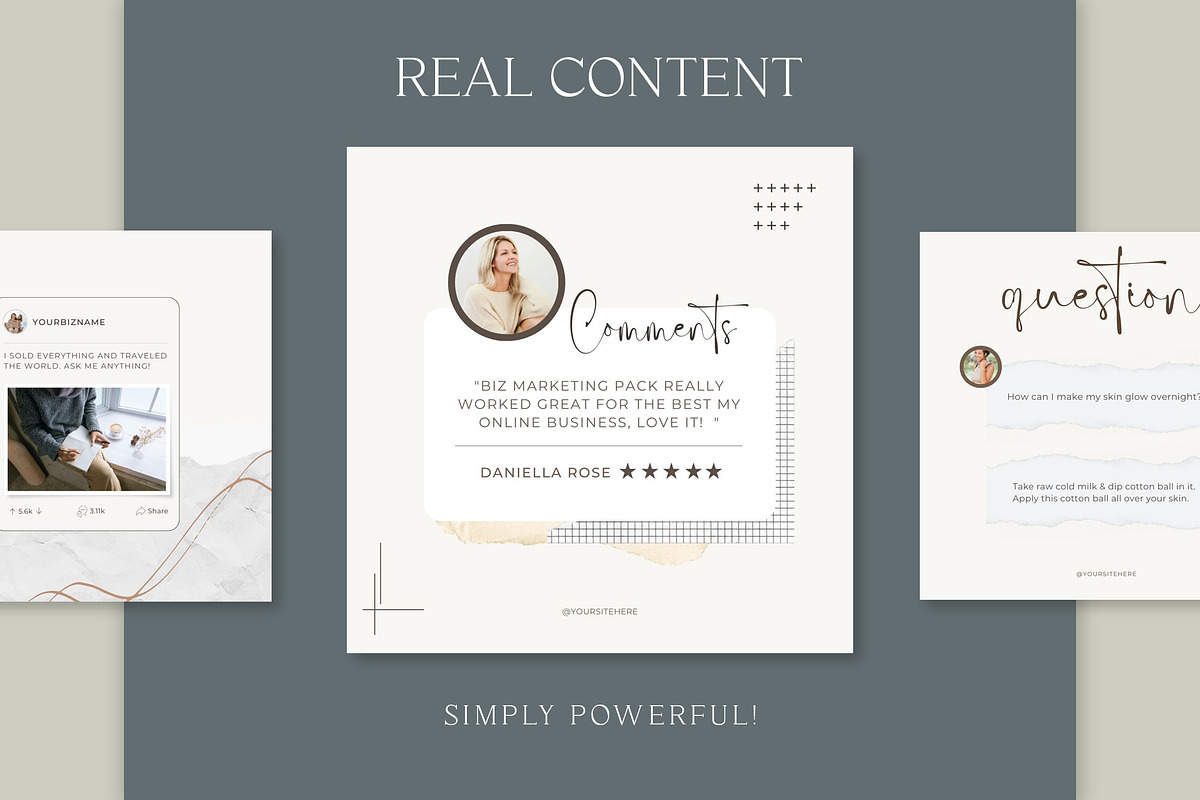 CLASSY Paper Based Instagram Creator, a Social Media Template by SNIPESCIENTIST (Photo 9 of 33)