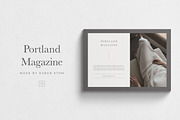 Portland Magazine, a Magazine Template by Ruben Stom (Thumbnail 1 of 11)