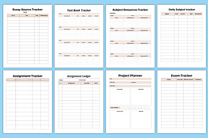 Editable Nursing Student Planner