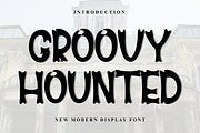 Groovy Hounted, a Serif Font by FreshTypeINK (Thumbnail 1 of 8)
