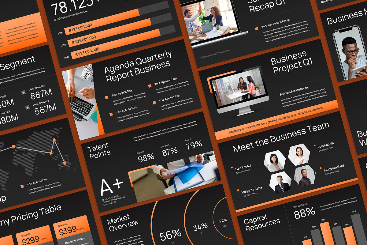 Business Report Google Slides, a Presentation Template by rgbryand (Photo 6 of 7)
