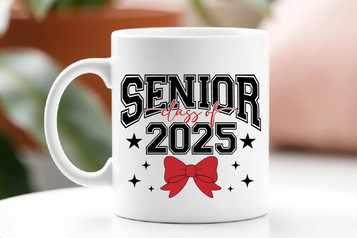Coquette Senior Class Of 2025 Svg, an Object Graphic by Digi_Design_World (Photo 4 of 5)