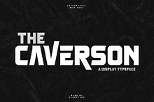 The Caverson Display Typeface Font