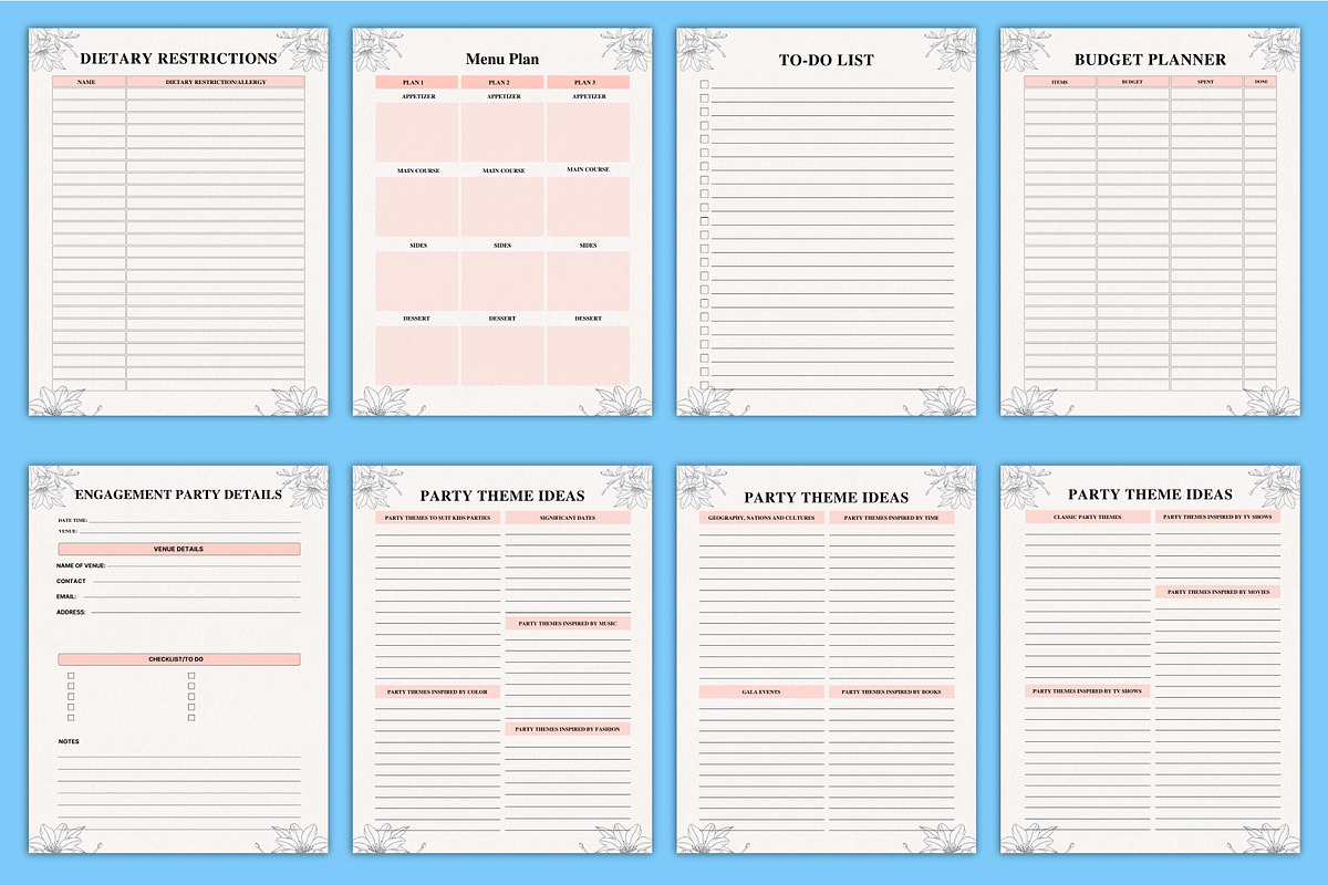 2025 Event Planner Canva, a Stationery Template by Designmela01 (Photo 4 of 7)