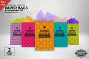 Paper Bags Twine Handles Mockup, a Packaging Mockup by INCDesign (Thumbnail 1 of 10)