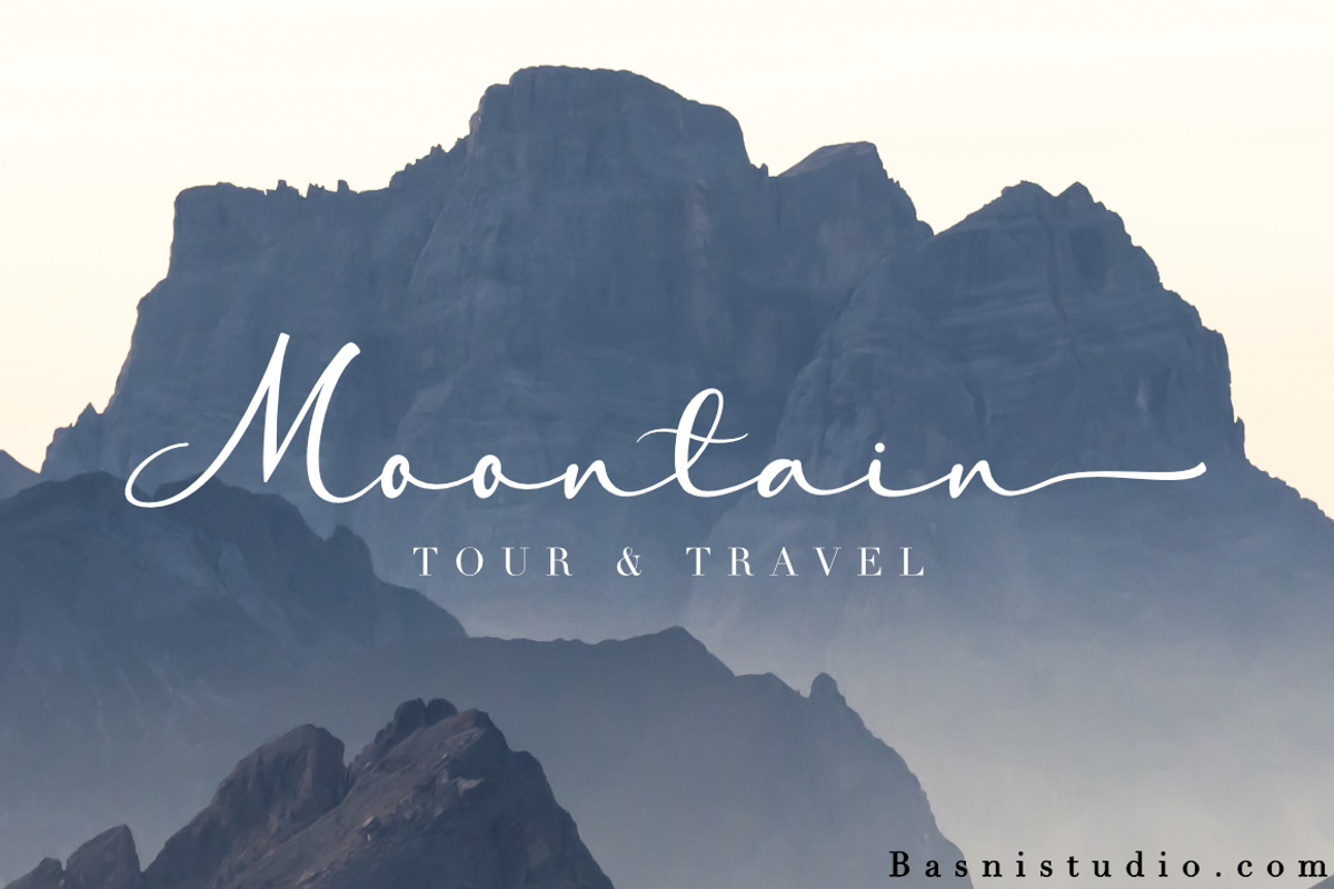 Ballencia Handwritten Font, a Script Font by Basnistudio (Photo 4 of 6)