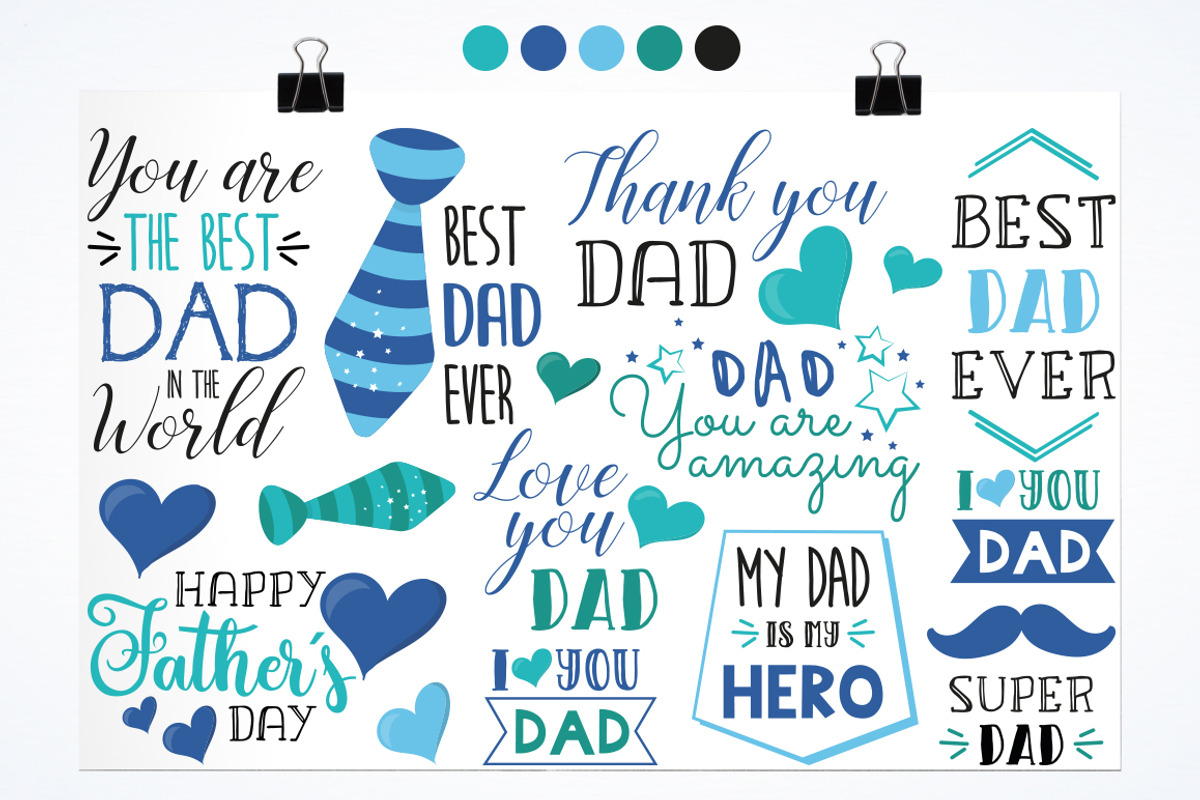 Fathers Day, an Illustration by PrettyBundles (Photo 2 of 5)
