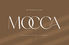 Mocca - Stylish Sans Serif Font