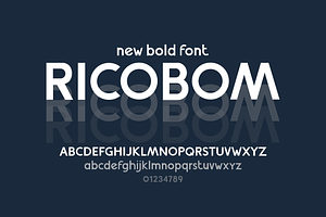 RicoBom Bold Display Font