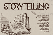 ALTAMIRA PAINTERS FONT, a Serif Font by 177Studio (Thumbnail 6 of 8)