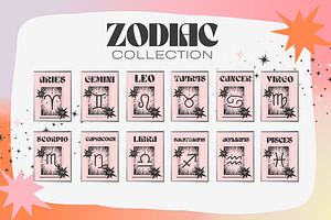 Zodiac Wall Art Prints Poster