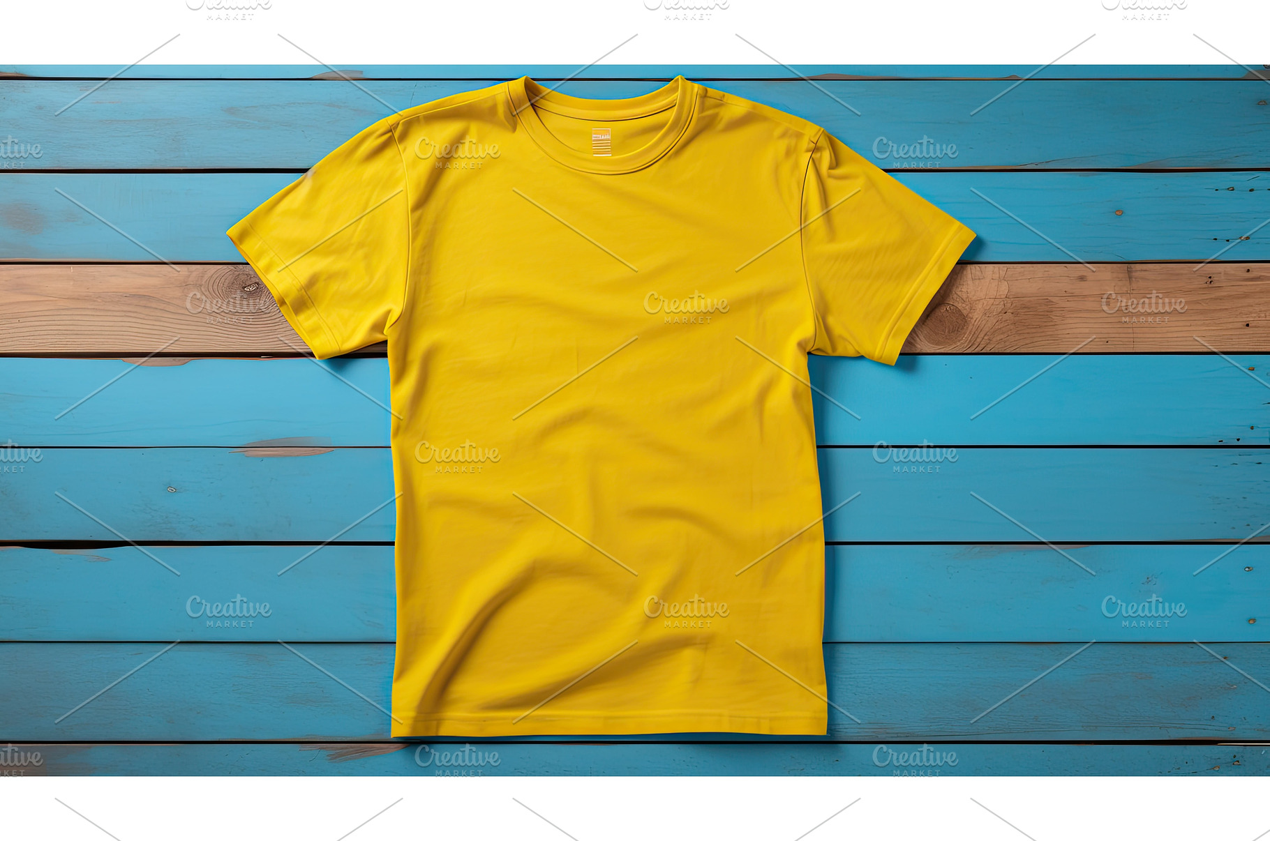 t yellow t-shirt mockup ai generated, a Beauty & Fashion Photo by pikepicture