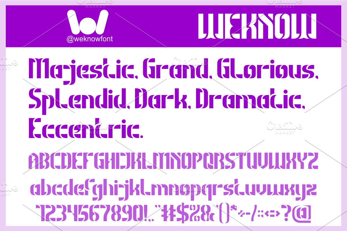 The Magnificent font, a Blackletter Font by weknow (Photo 5 of 8)