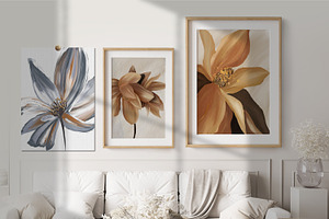 Modern Abstract Flower Art Painting