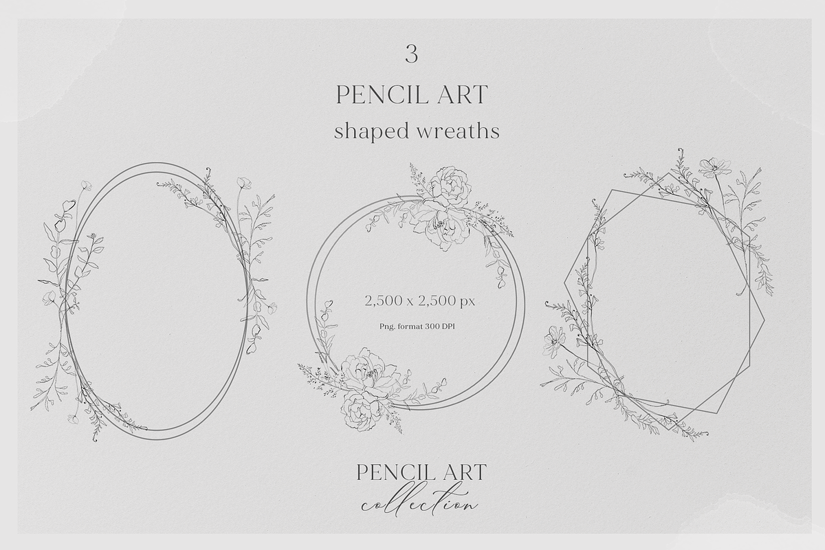 PENCIL ART- Floral line collection, an Illustration by Grace Noboa Illustrations (Photo 6 of 12)