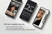 Instagram Posts Hair & Beauty Salon, a Social Media Template by HAYAG Creatives (Thumbnail 6 of 6)